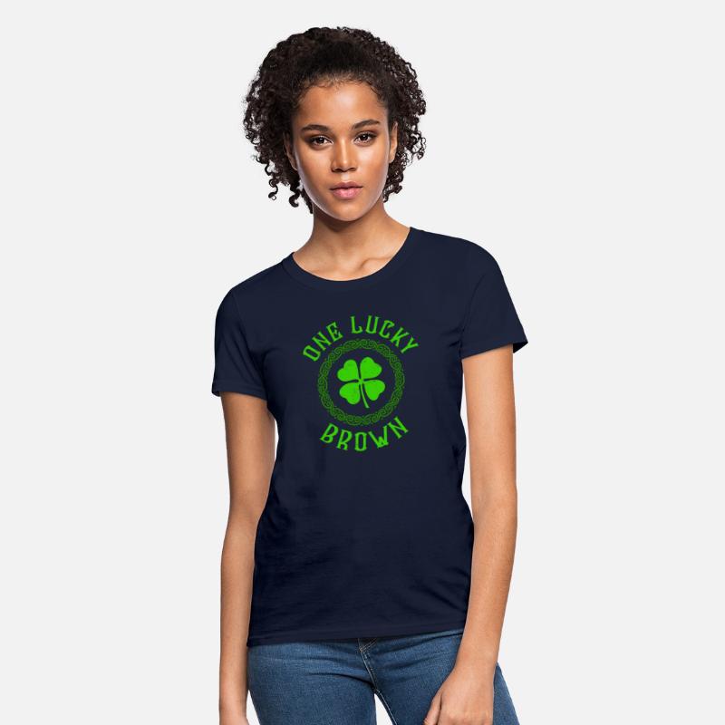 One Lucky Brown Irish Family 4 Leaf Clover