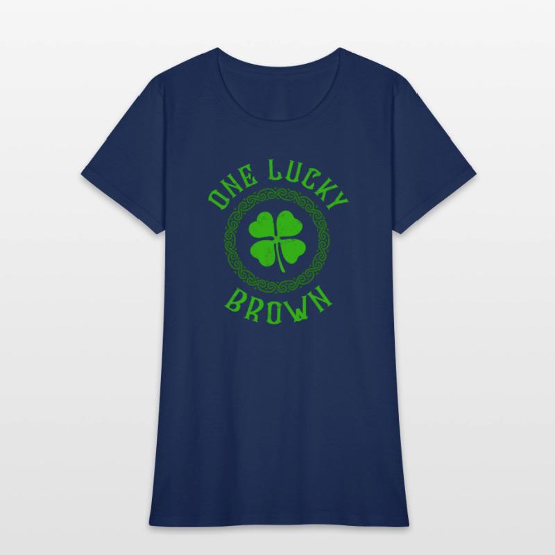 One Lucky Brown Irish Family 4 Leaf Clover