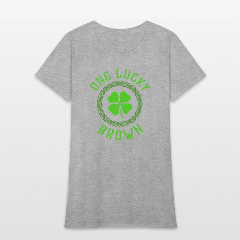 One Lucky Brown Irish Family 4 Leaf Clover