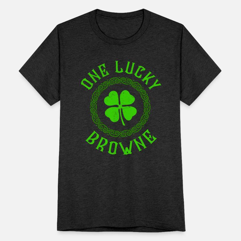 One Lucky Browne Irish Family 4 Leaf Clover