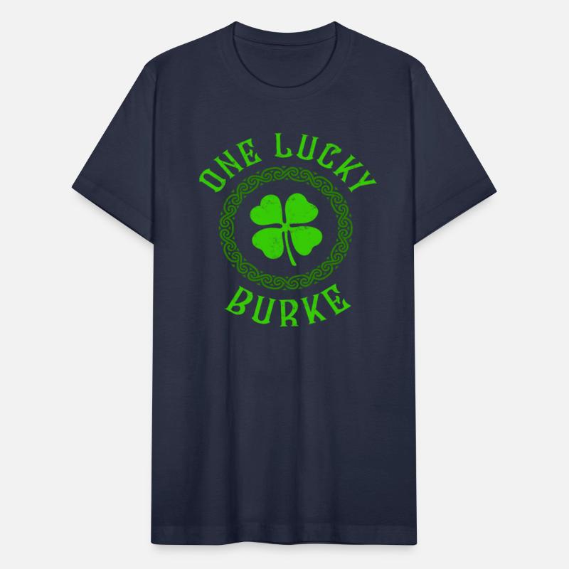 One Lucky Burke Irish Family 4 Leaf Clover