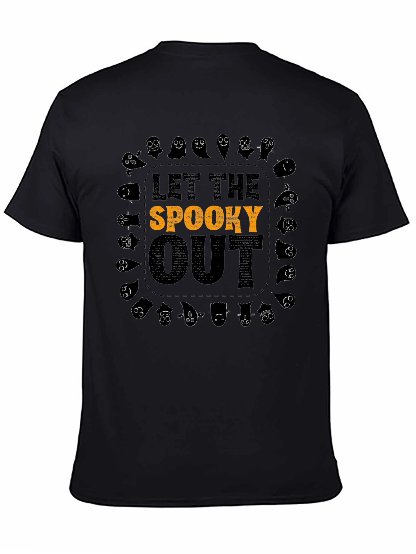 Let The Spooky Out Halloween Graphic T-Shirt