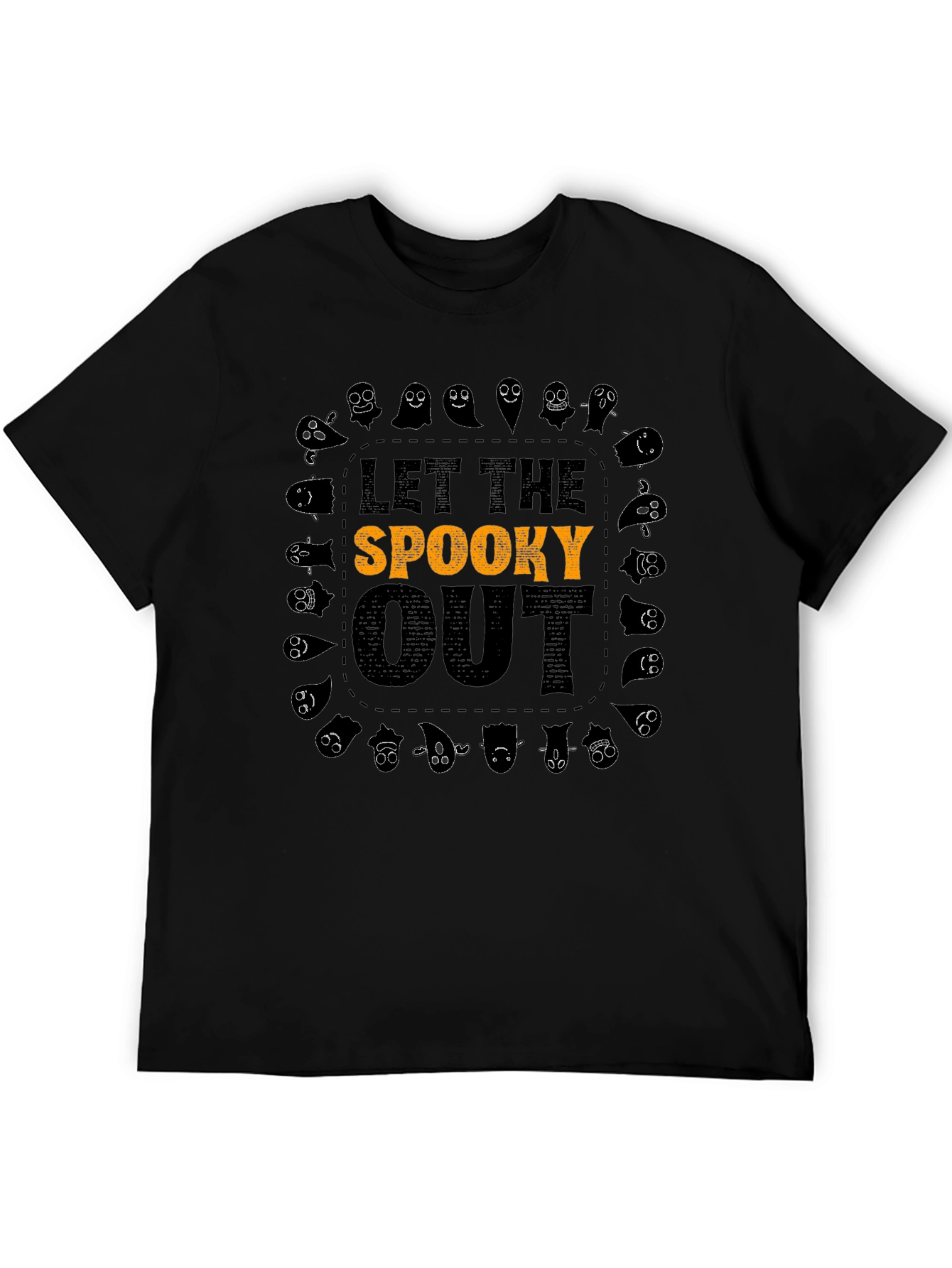 Let The Spooky Out Halloween Graphic T-Shirt