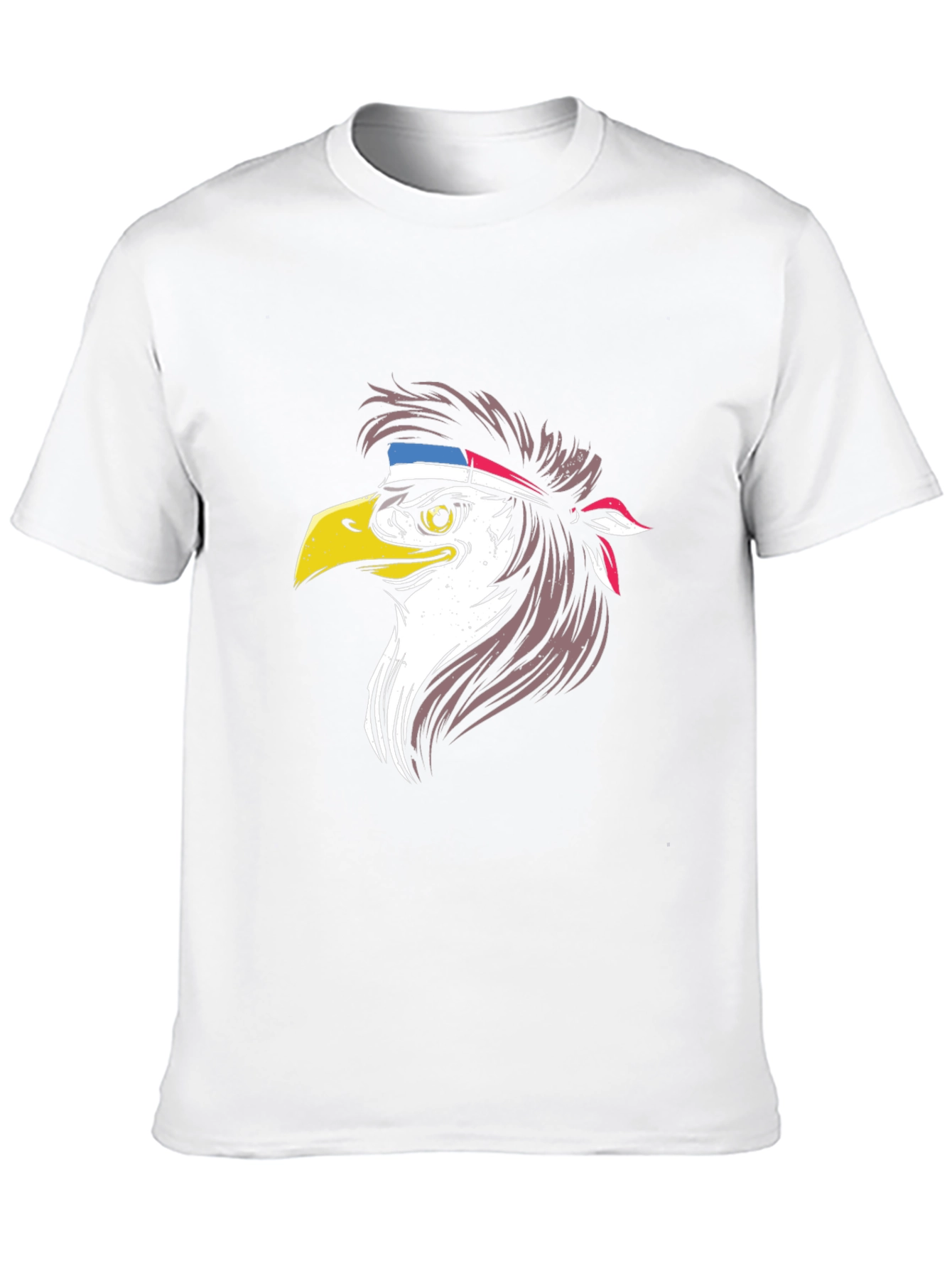 Eagle Head Graphic Tee - Patriotic Style