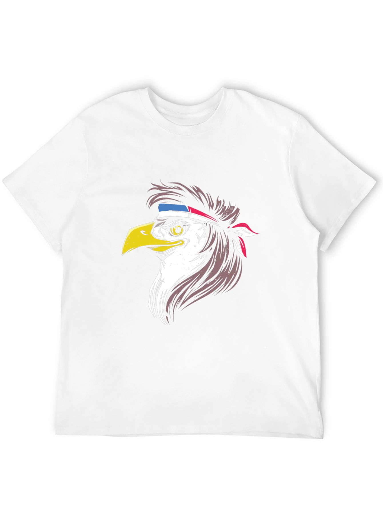 Eagle Head Graphic Tee - Patriotic Style