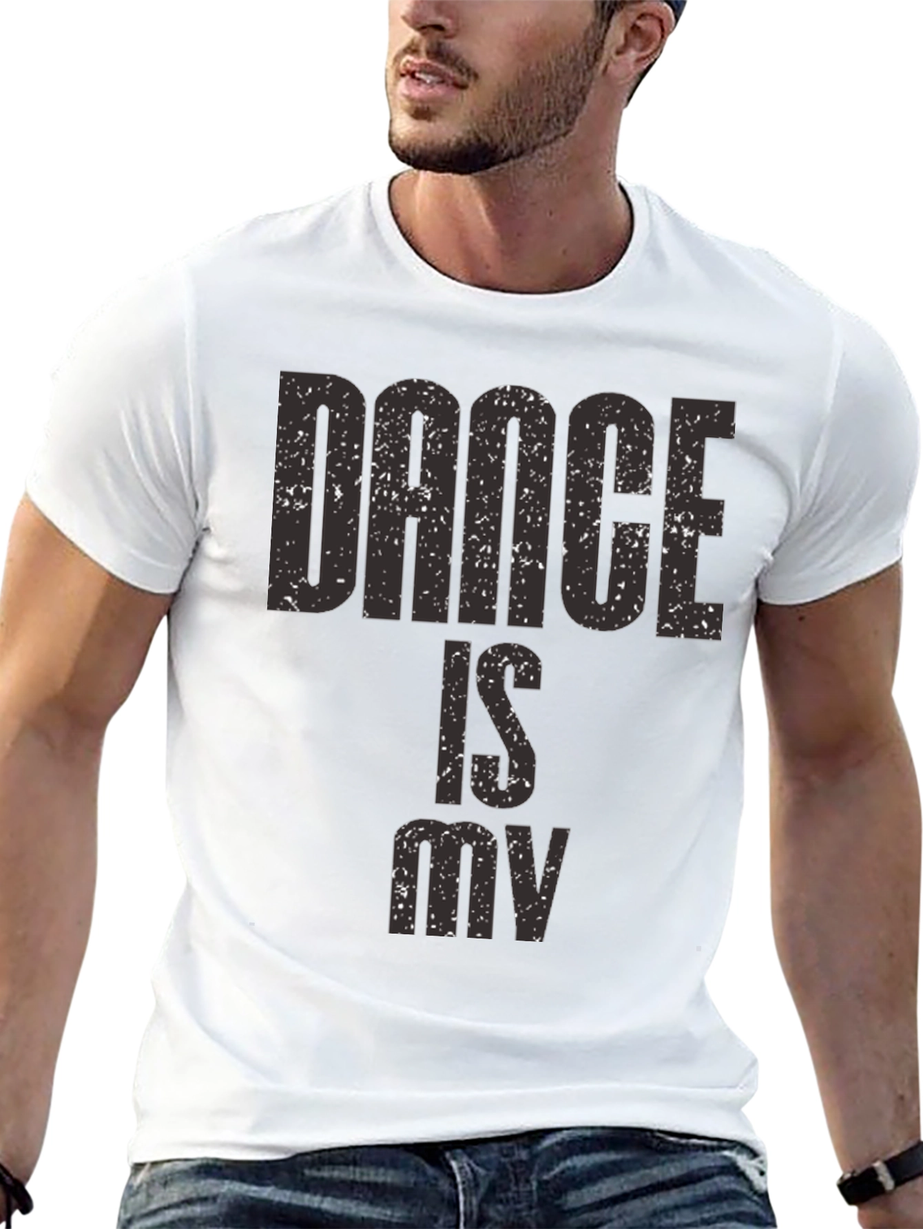 Dance Is My Life Black Graphic Tee
