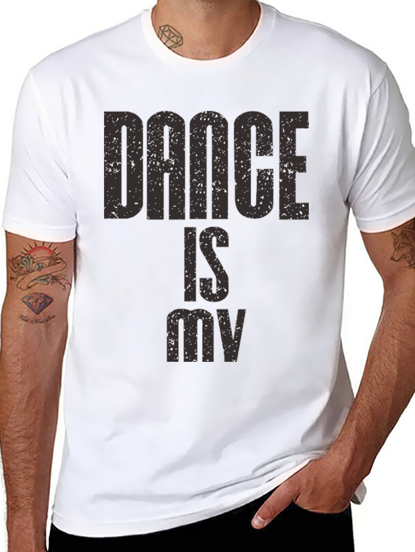 Dance Is My Life Black Graphic Tee