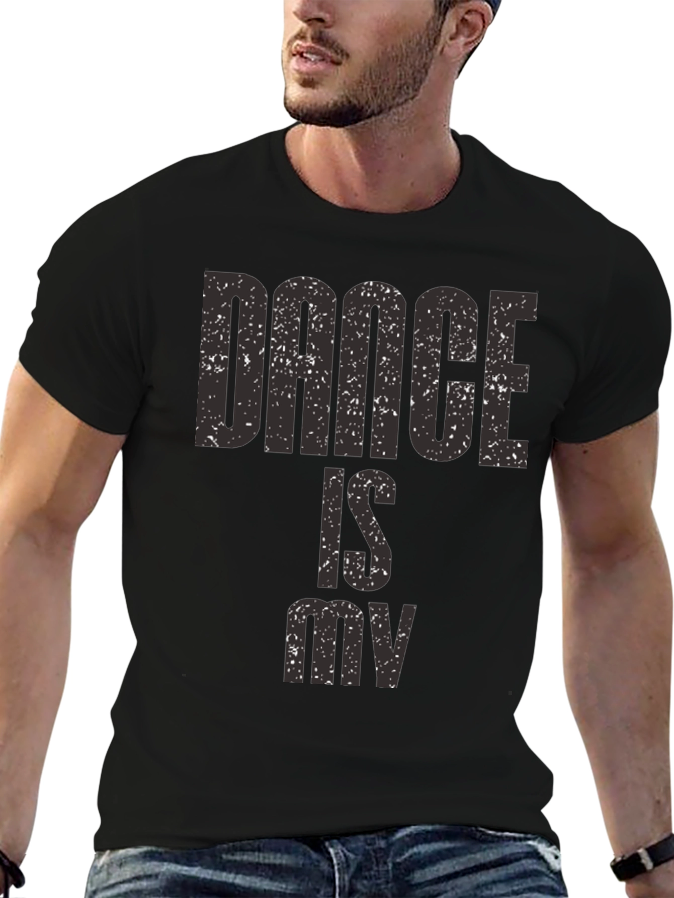 Dance Is My Life Black Graphic Tee