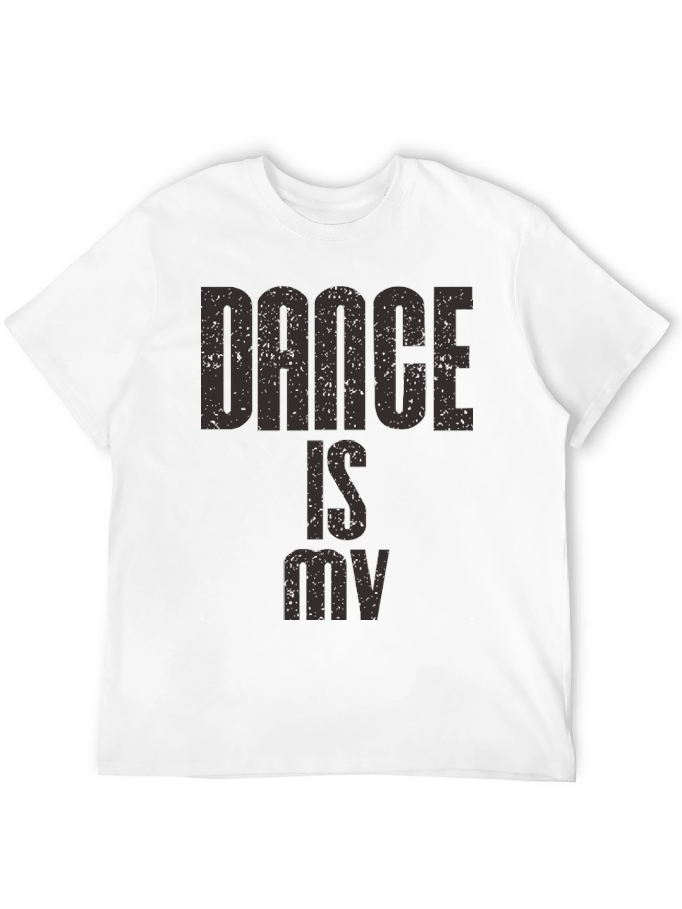 Dance Is My Life Black Graphic Tee