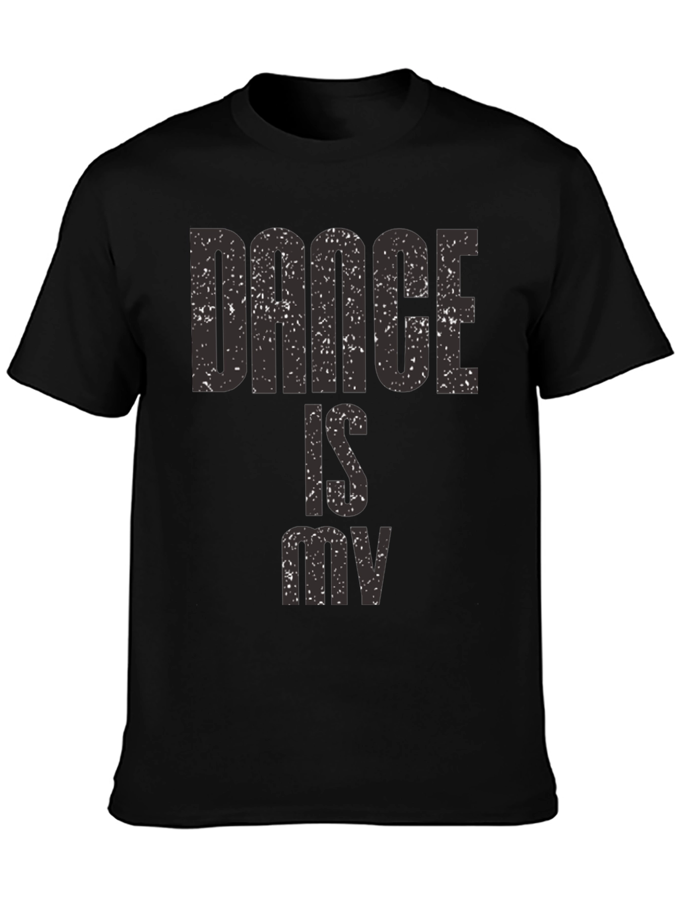 Dance Is My Life Black Graphic Tee