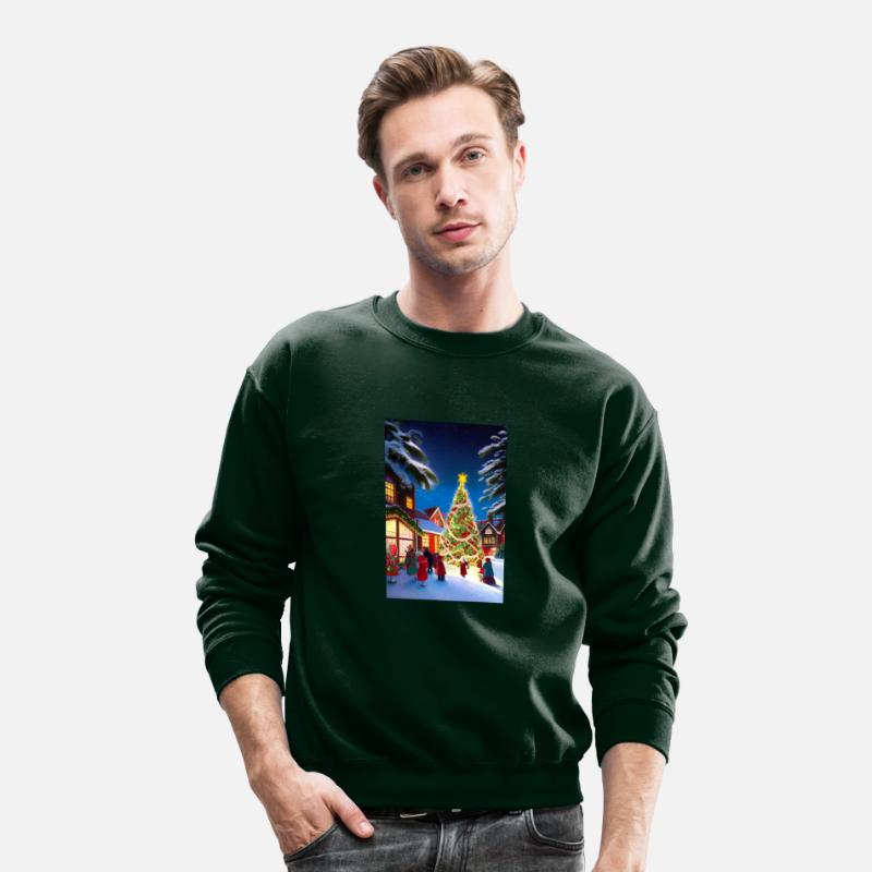 Outdoors Christmas scene