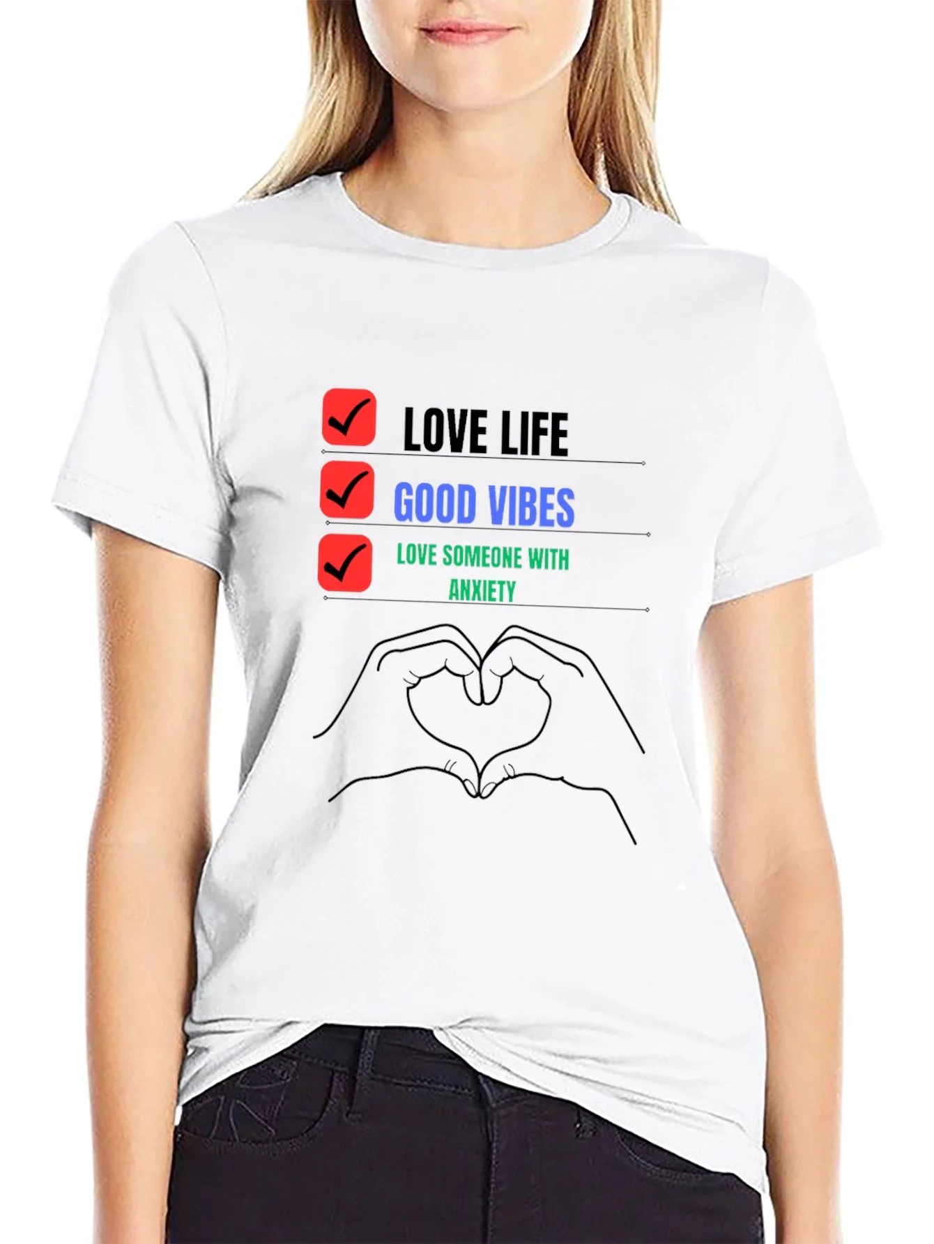 Love Life Good Vibes Graphic Tee