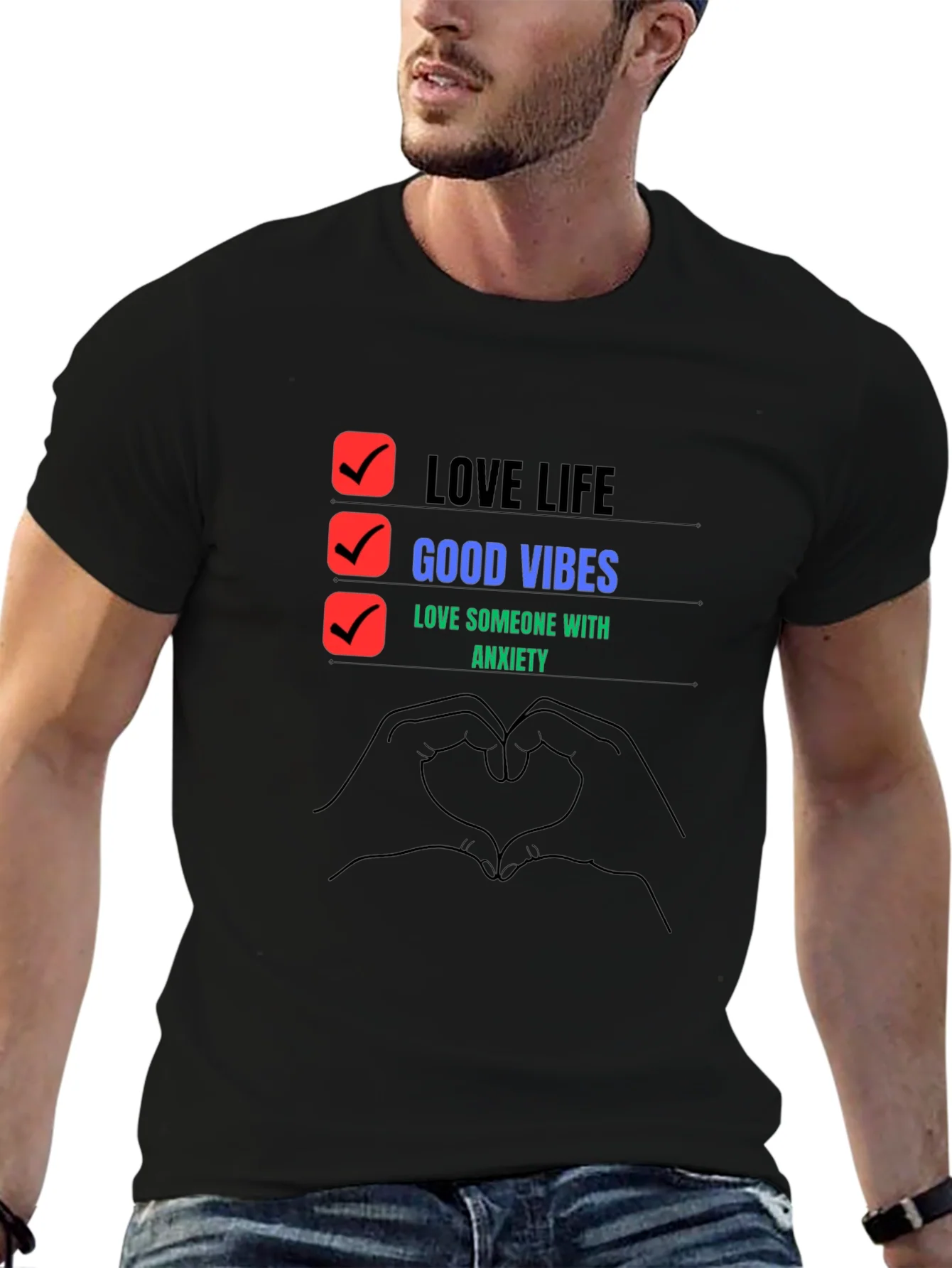 Love Life Good Vibes Graphic Tee