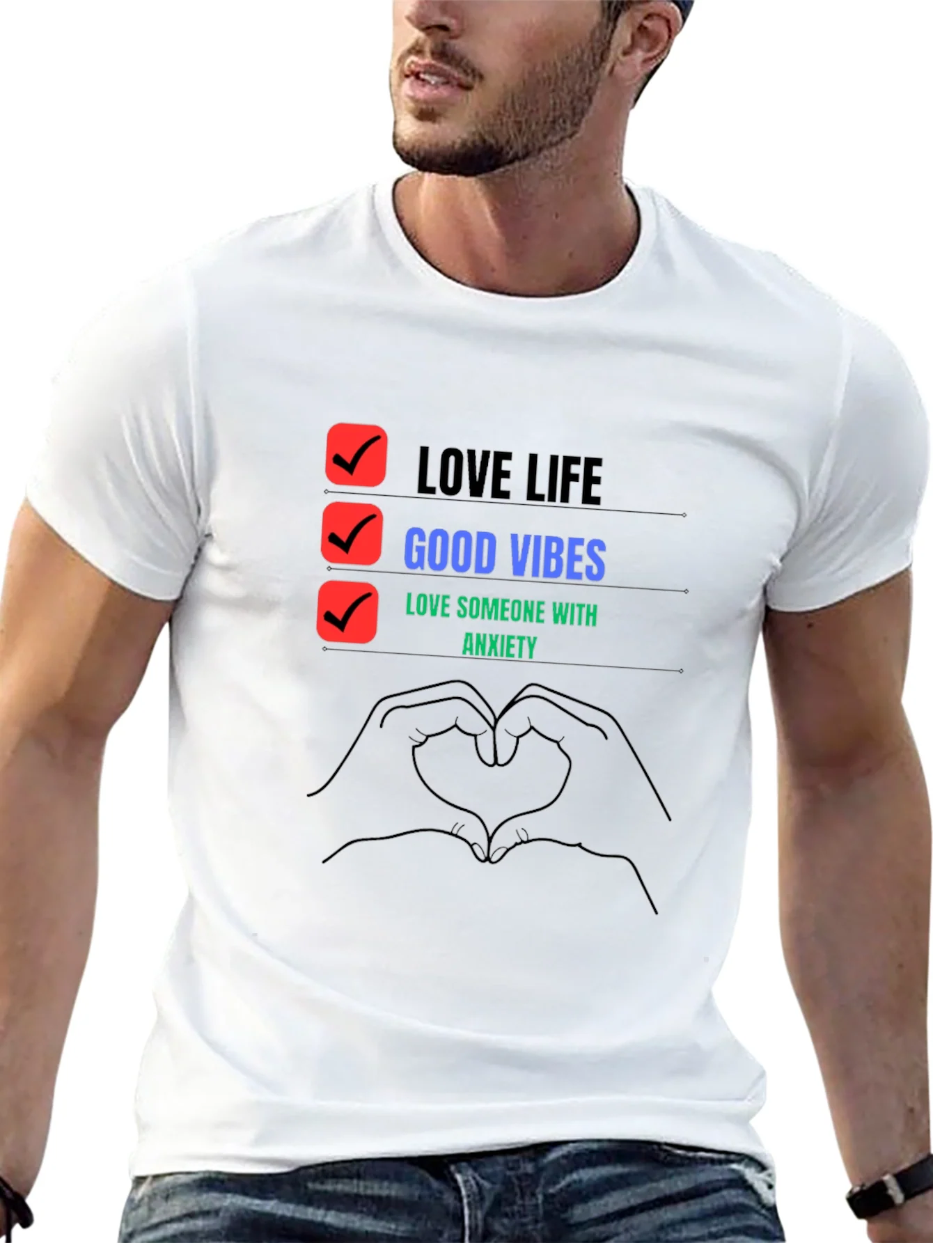 Love Life Good Vibes Graphic Tee