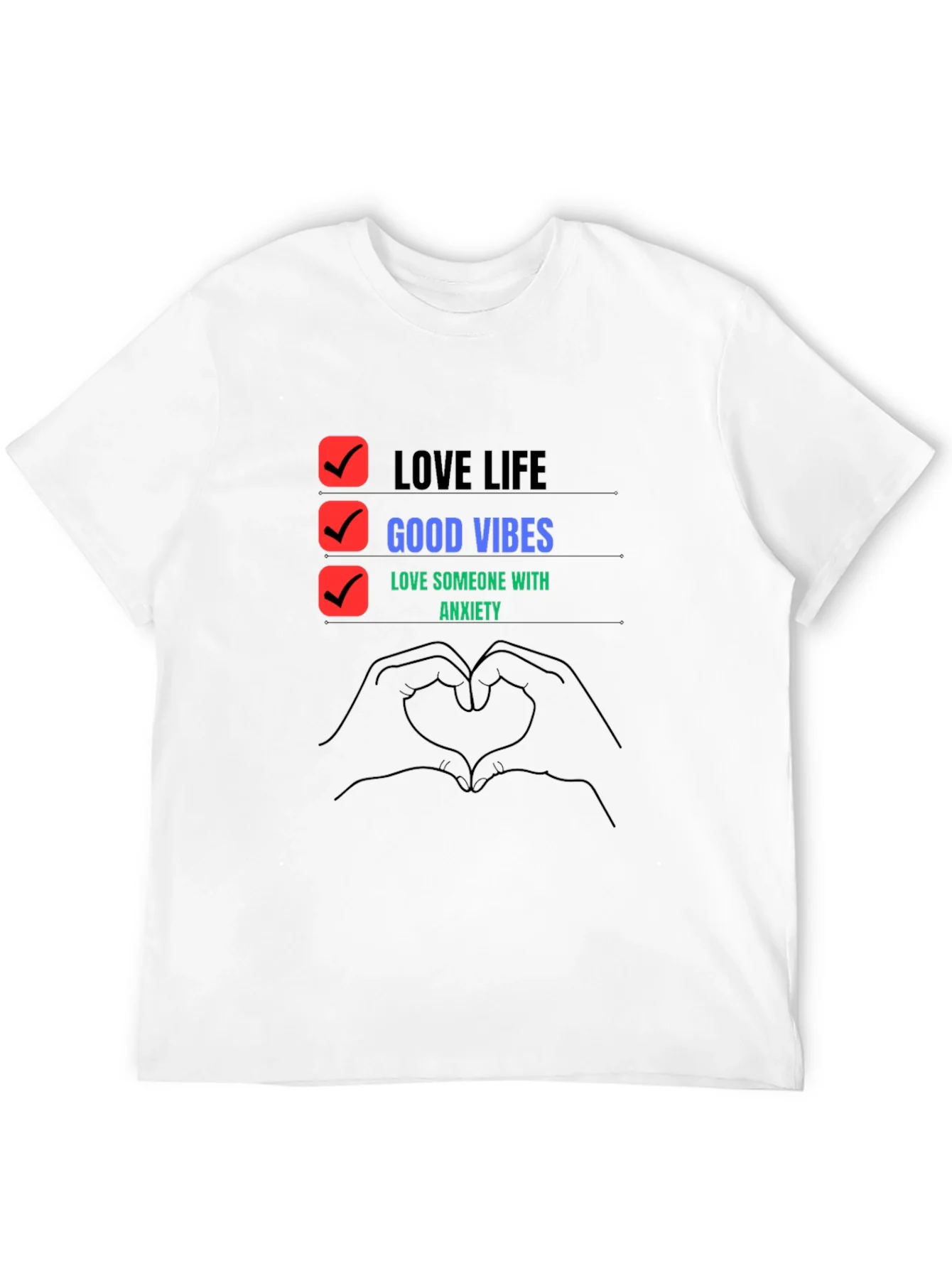 Love Life Good Vibes Graphic Tee