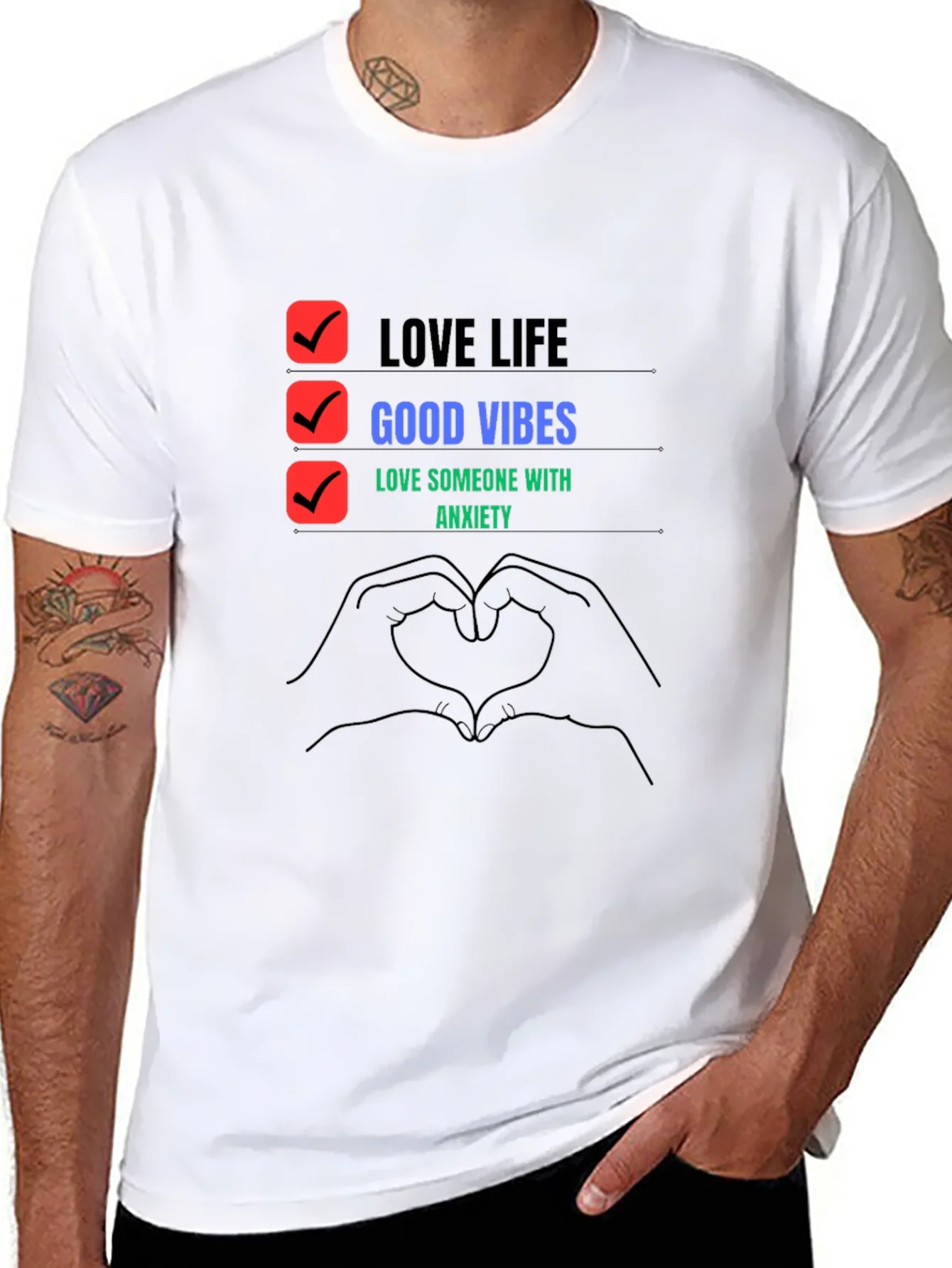 Love Life Good Vibes Graphic Tee