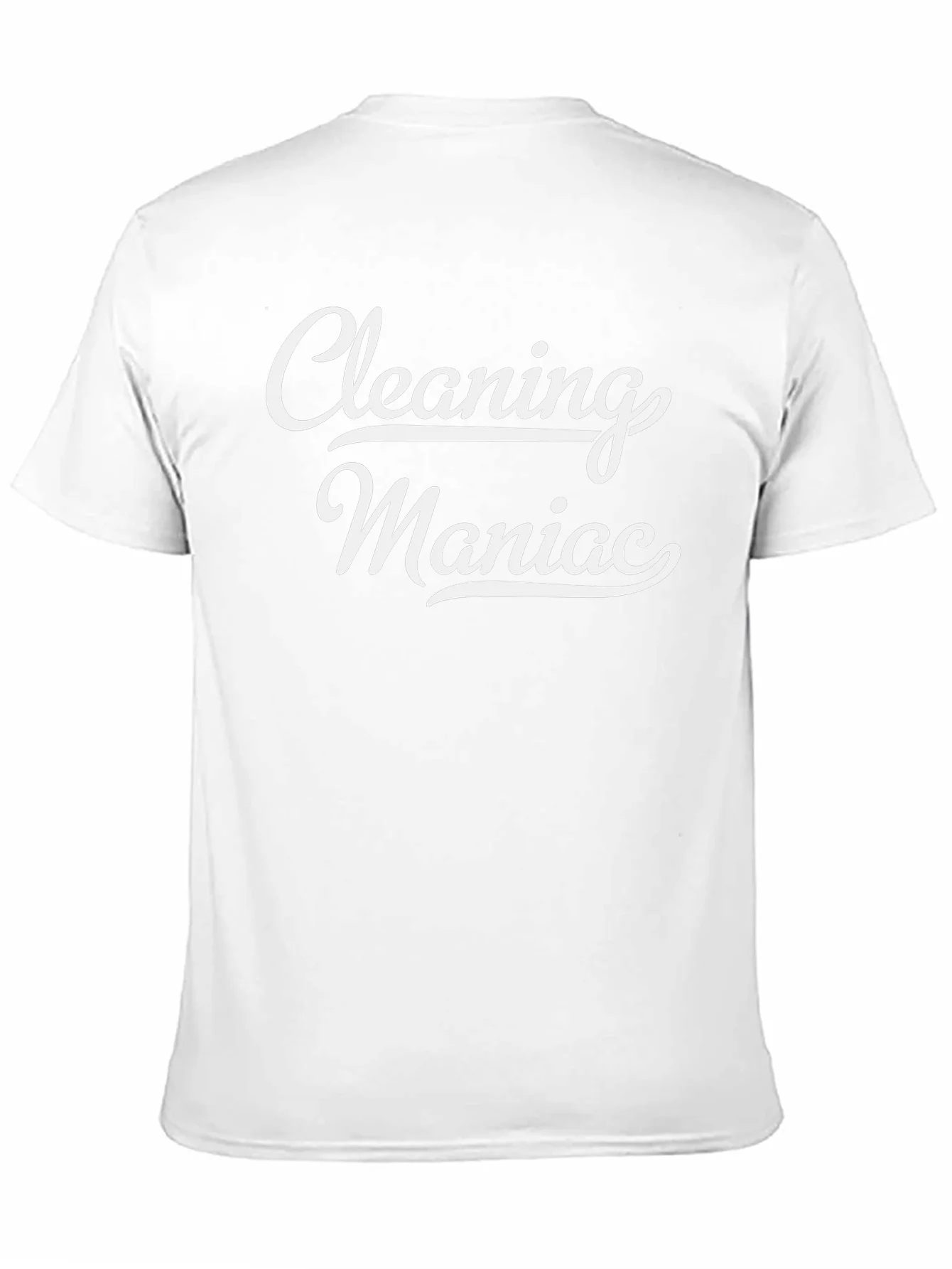 Cleaning Maniac Black Graphic T-Shirt