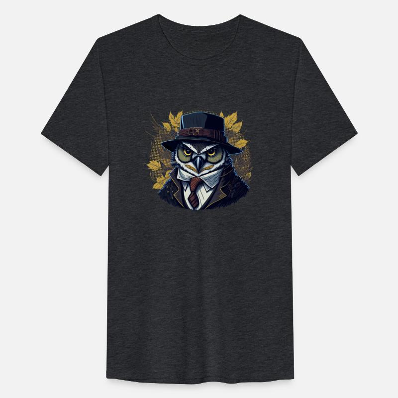 Owl Fall Autumn Forest Boss - DIGITAL
