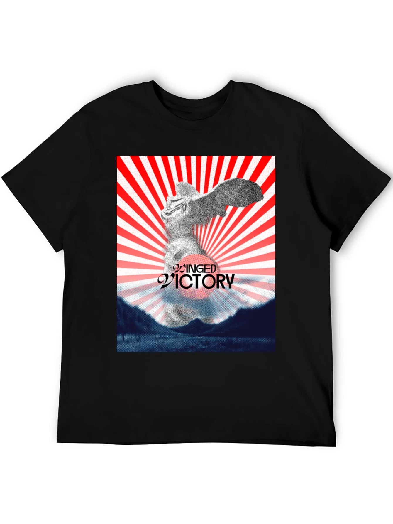 Winged Victory Graphic Tee - Black
