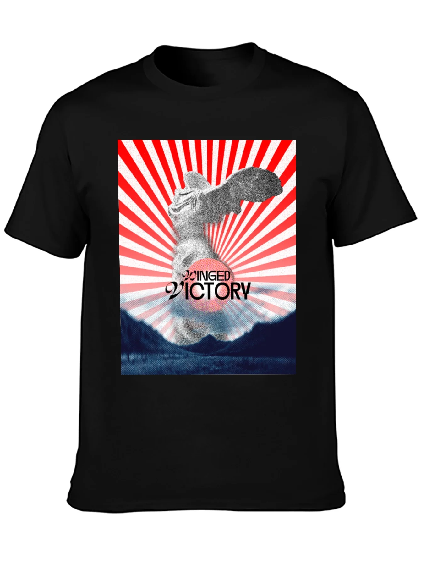 Winged Victory Graphic Tee - Black