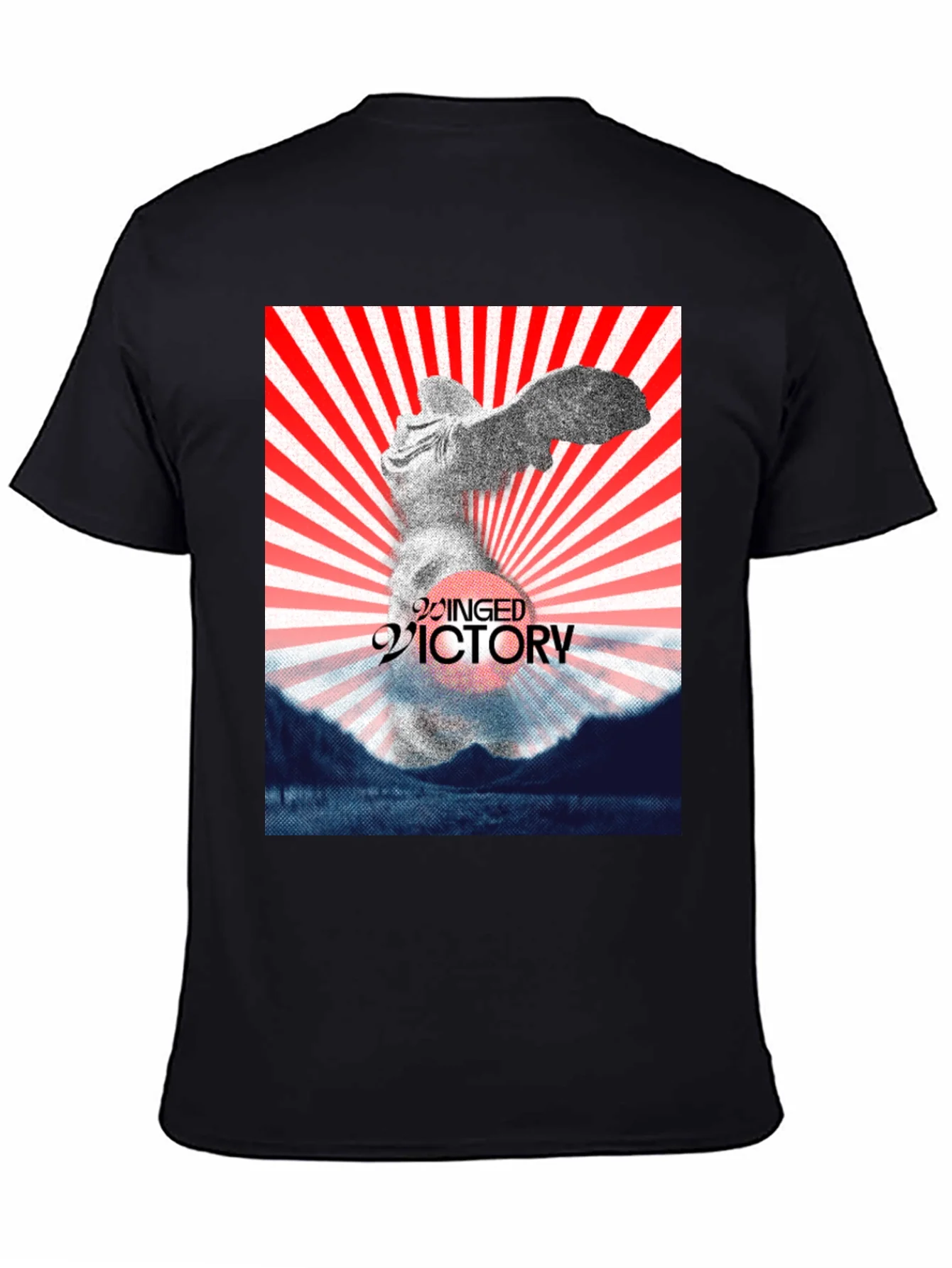 Winged Victory Graphic Tee - Black