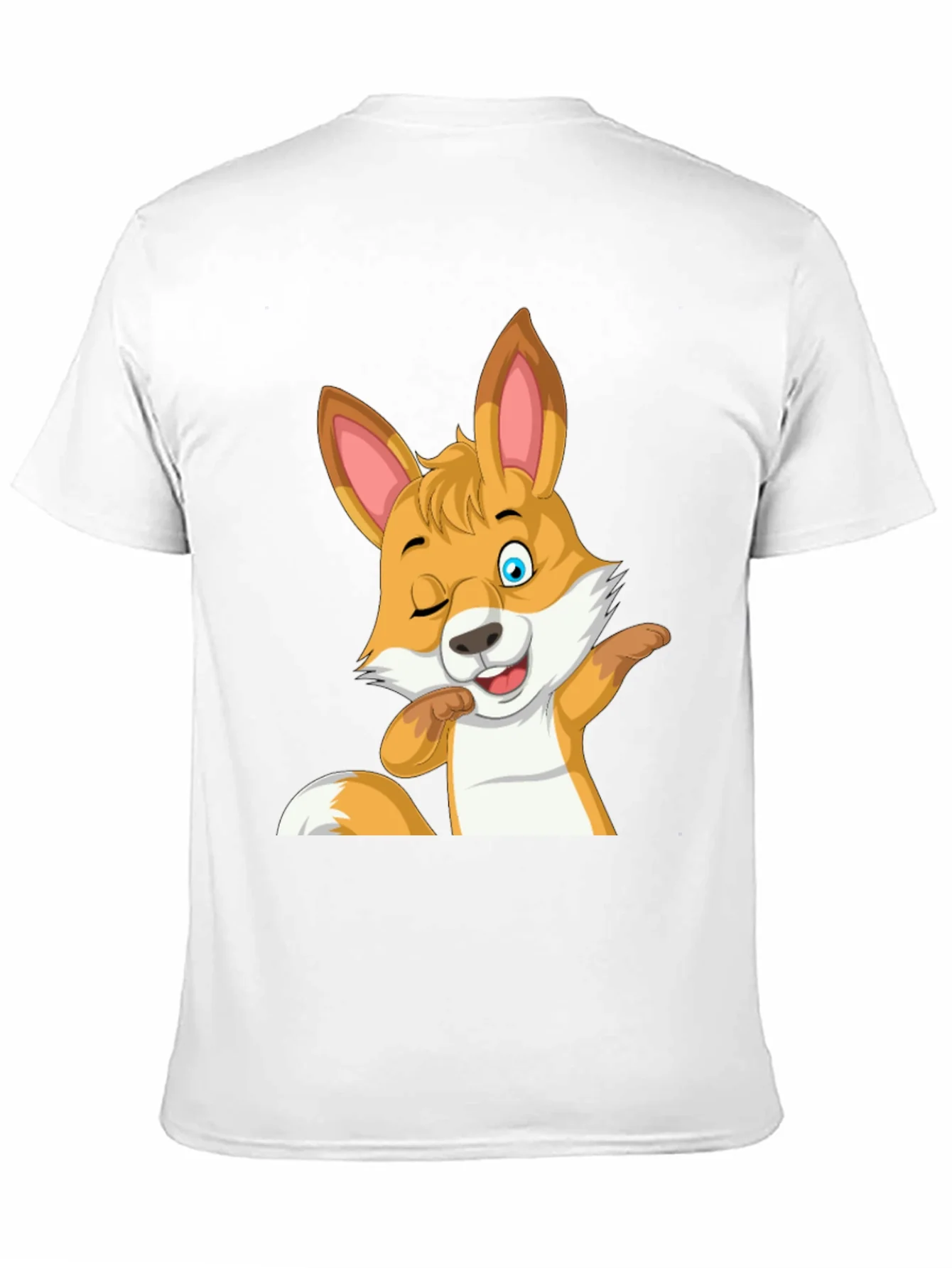Funny Fox Wink Graphic T-Shirt