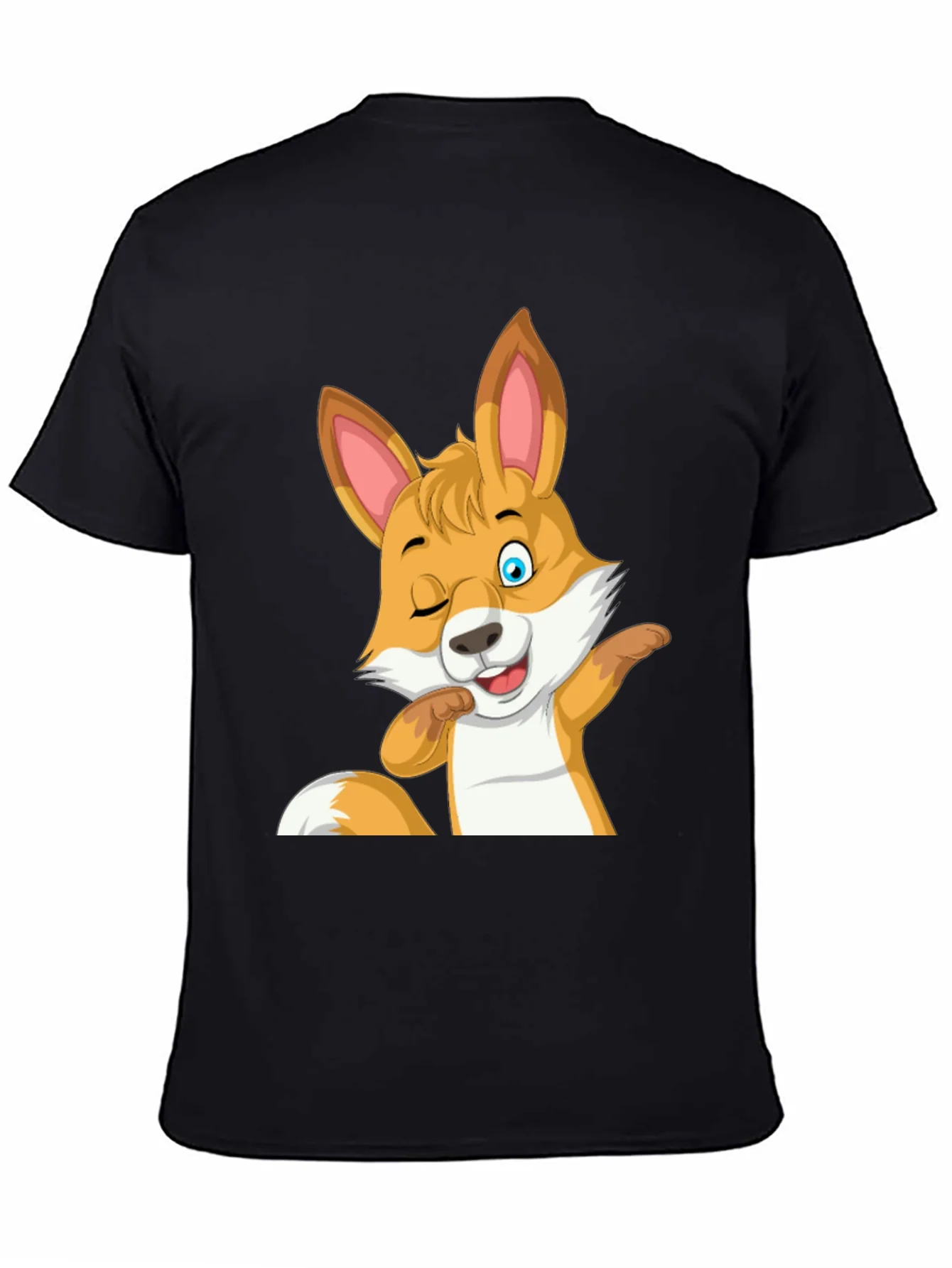 Funny Fox Wink Graphic T-Shirt