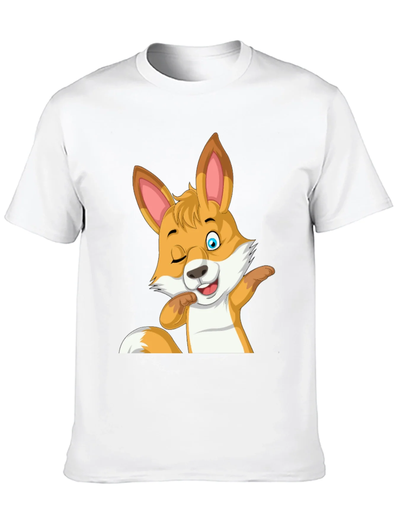 Funny Fox Wink Graphic T-Shirt