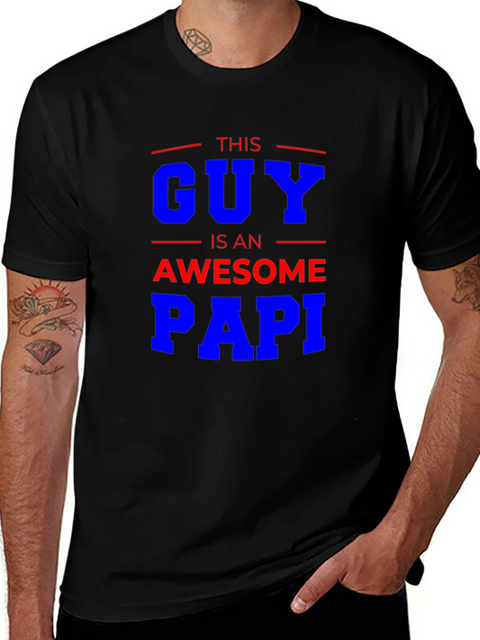 Awesome Papi T-Shirt - Gift for Dad