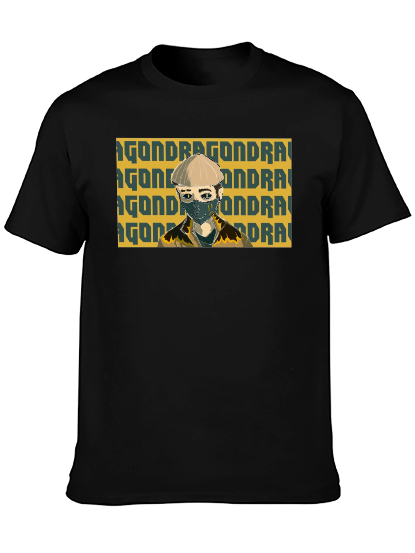 Graphic Print T-Shirt - Dragon