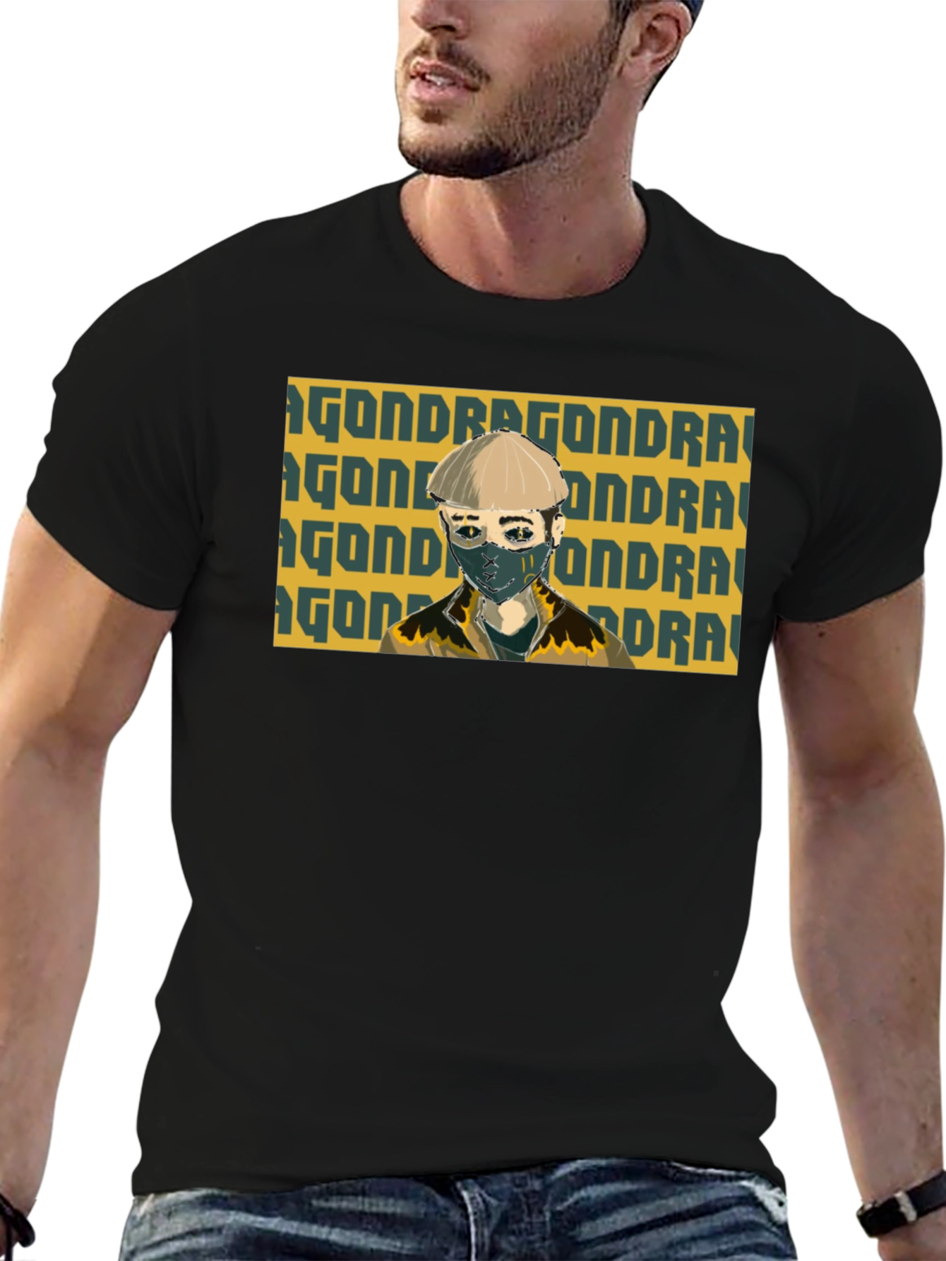 Graphic Print T-Shirt - Dragon