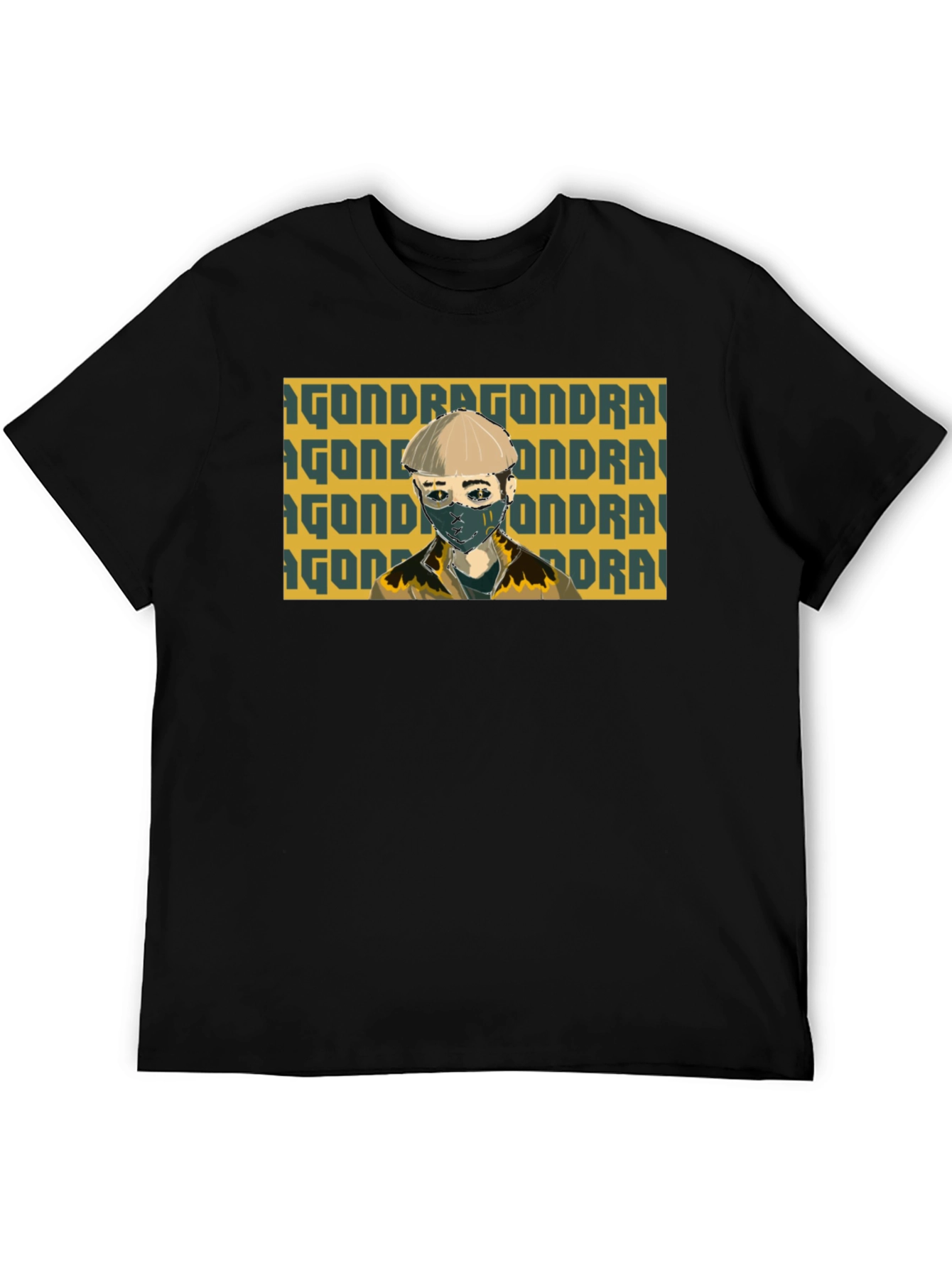 Graphic Print T-Shirt - Dragon