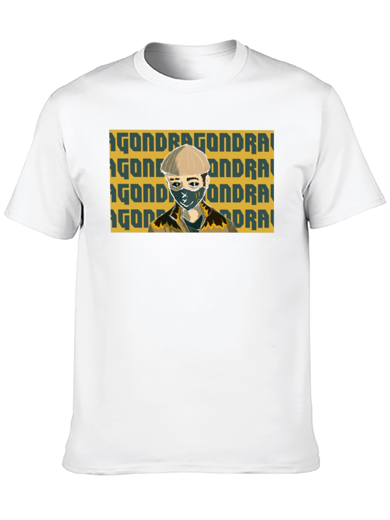 Graphic Print T-Shirt - Dragon