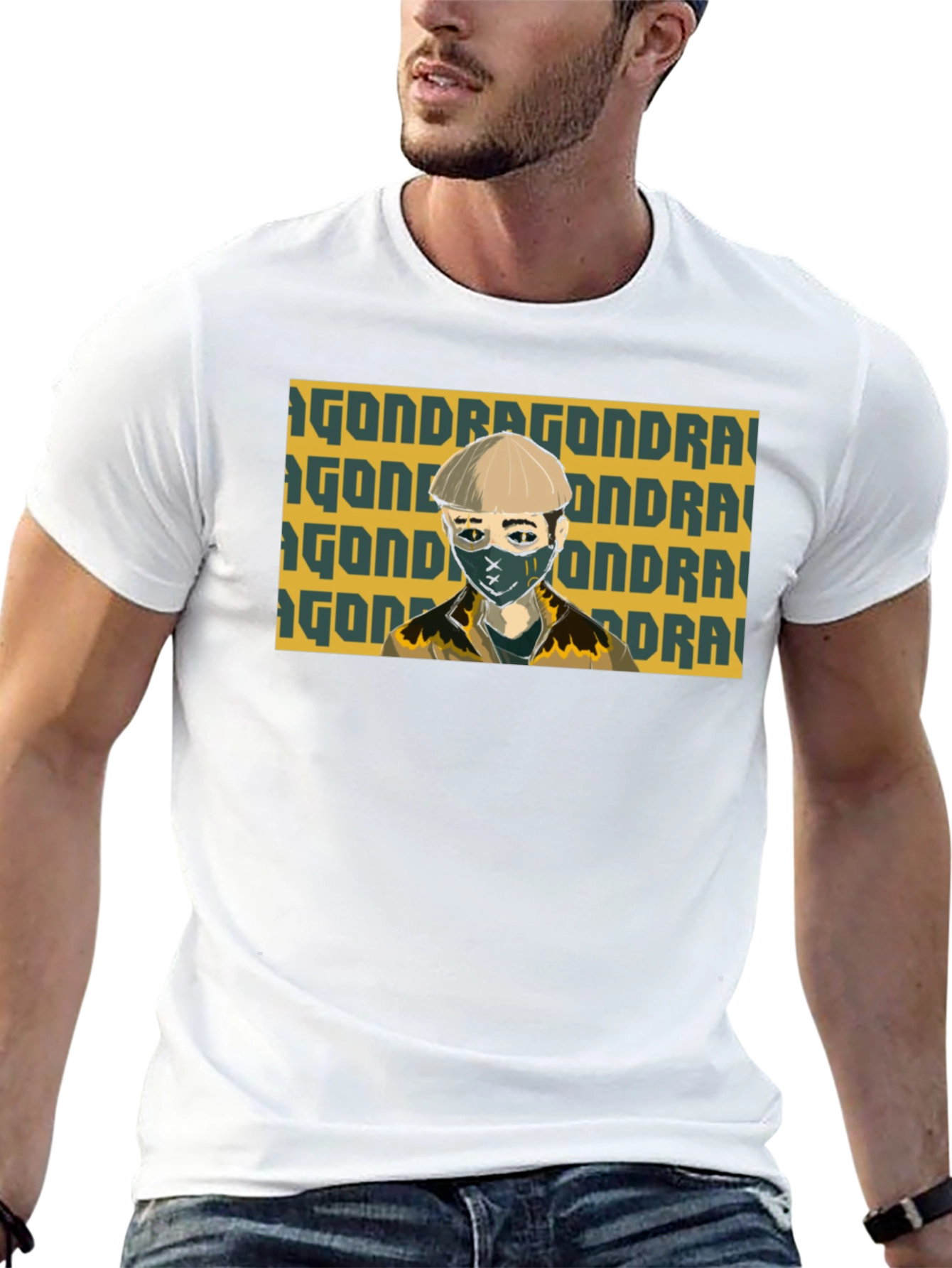 Graphic Print T-Shirt - Dragon