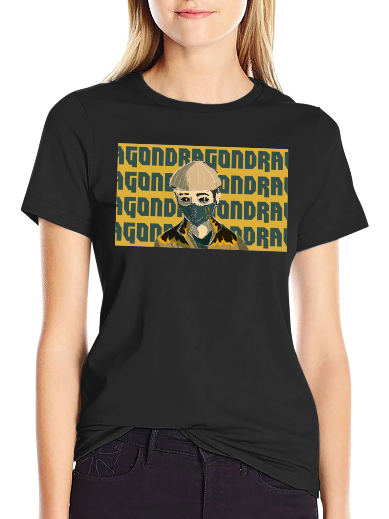 Graphic Print T-Shirt - Dragon
