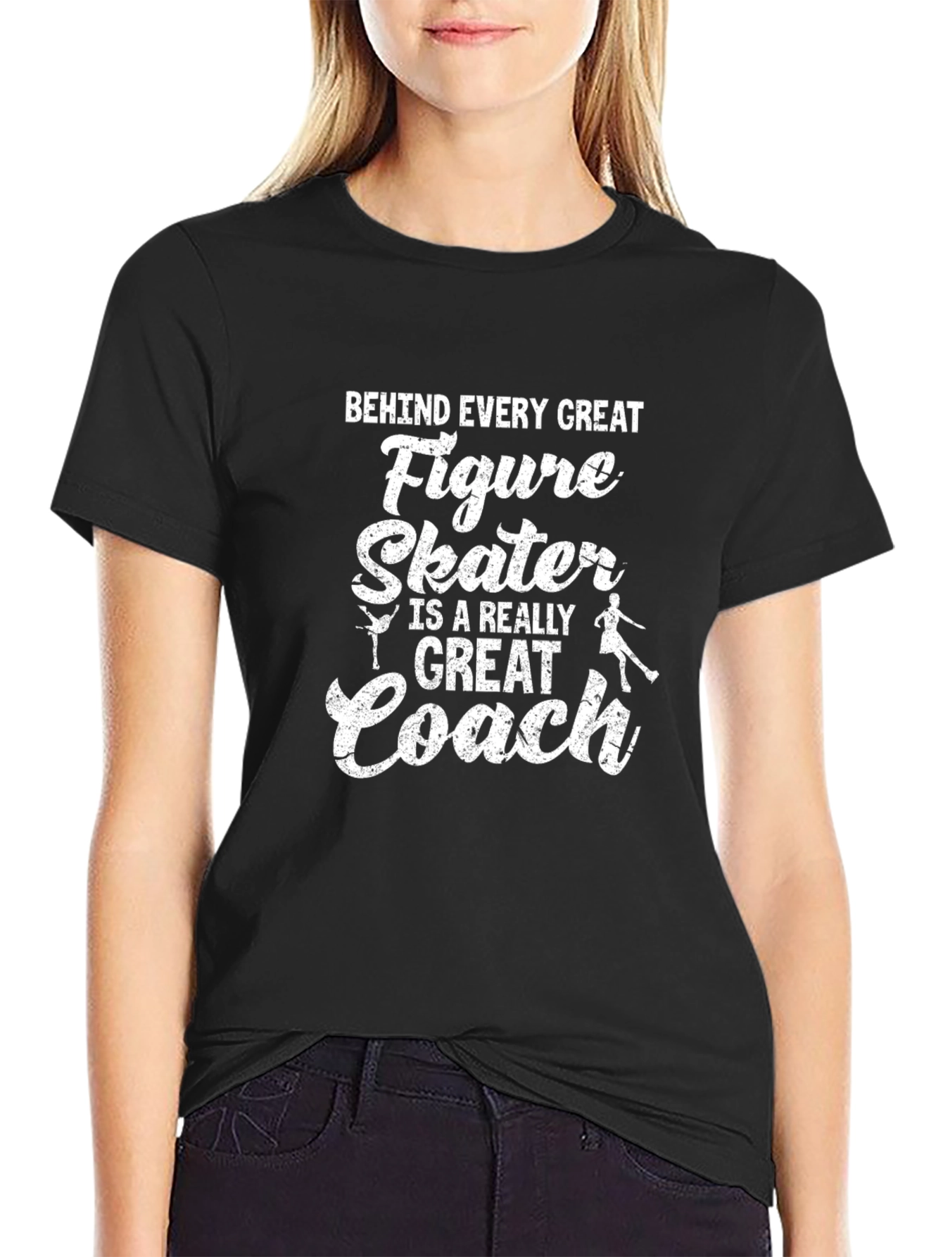 Figure Skater Coach T-Shirt - Great Coach Gift