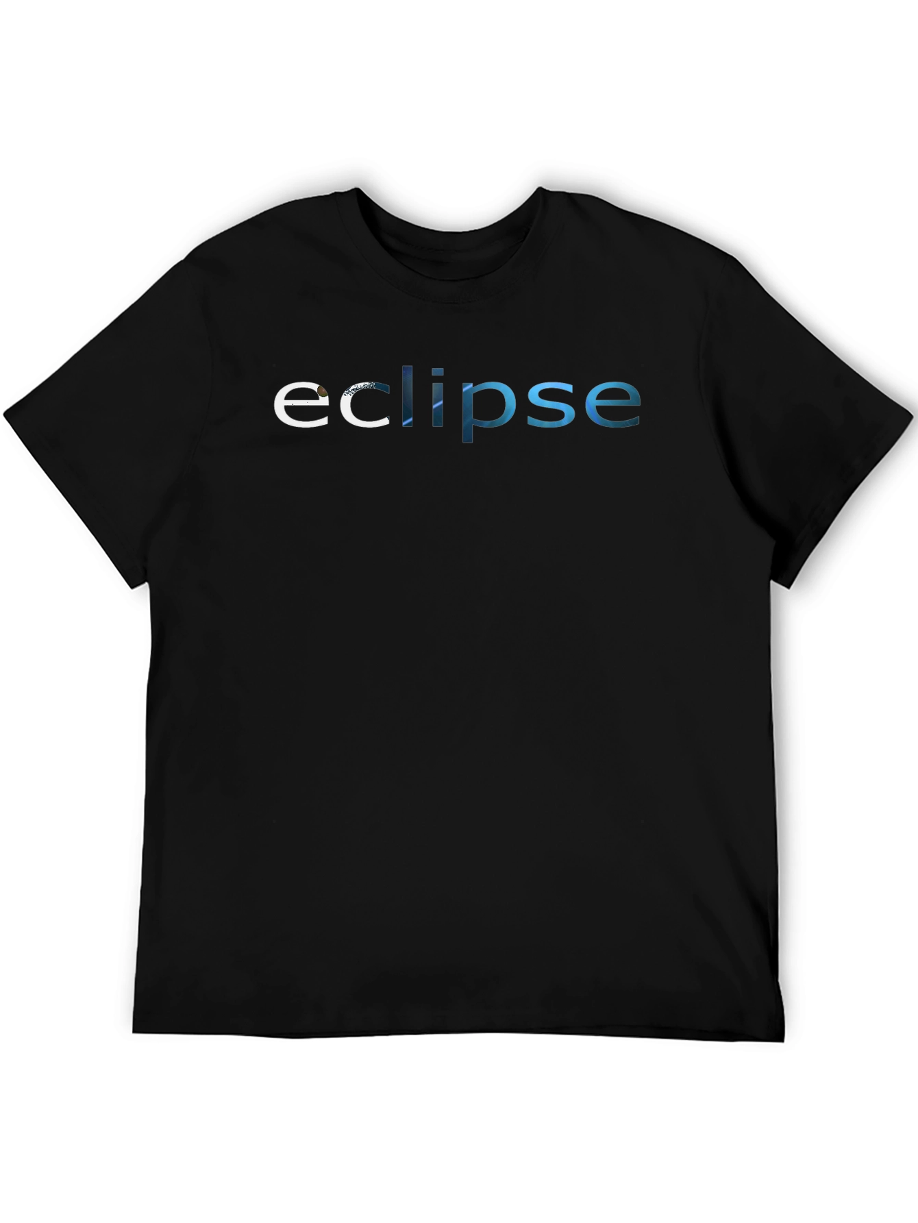 Eclipse Graphic Tee - Stylish Mens Black T-Shirt