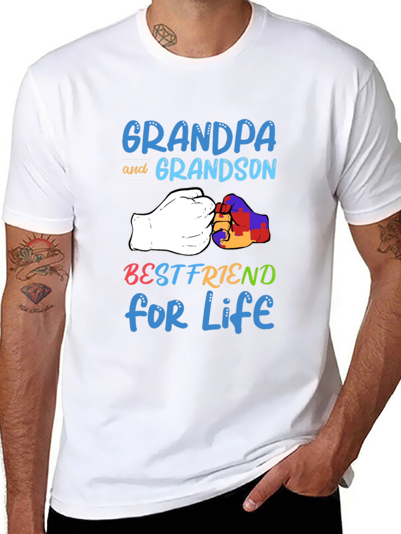 Grandpa and Grandson Best Friend T-Shirt