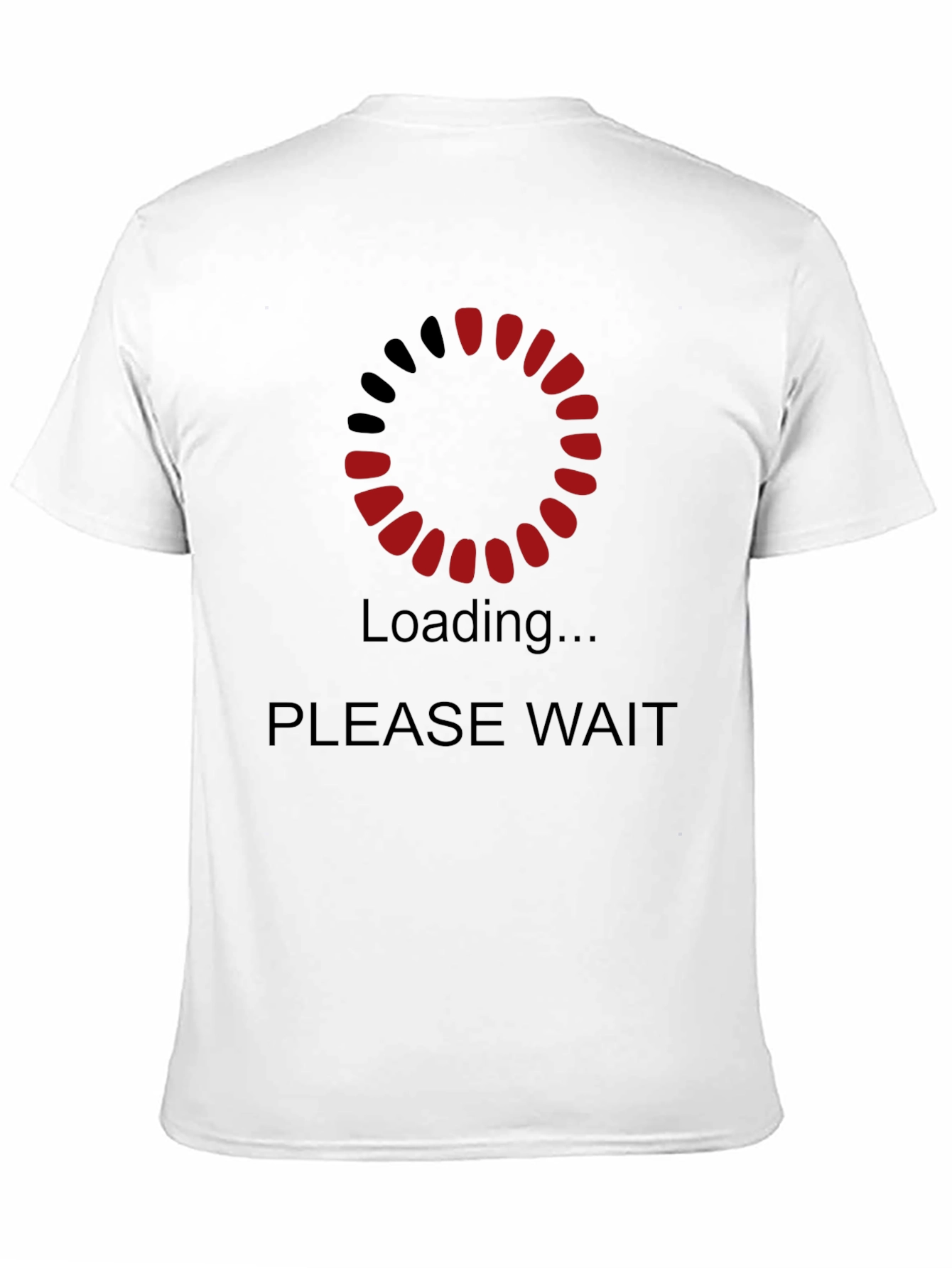 Loading Please Wait Graphic Black T-Shirt