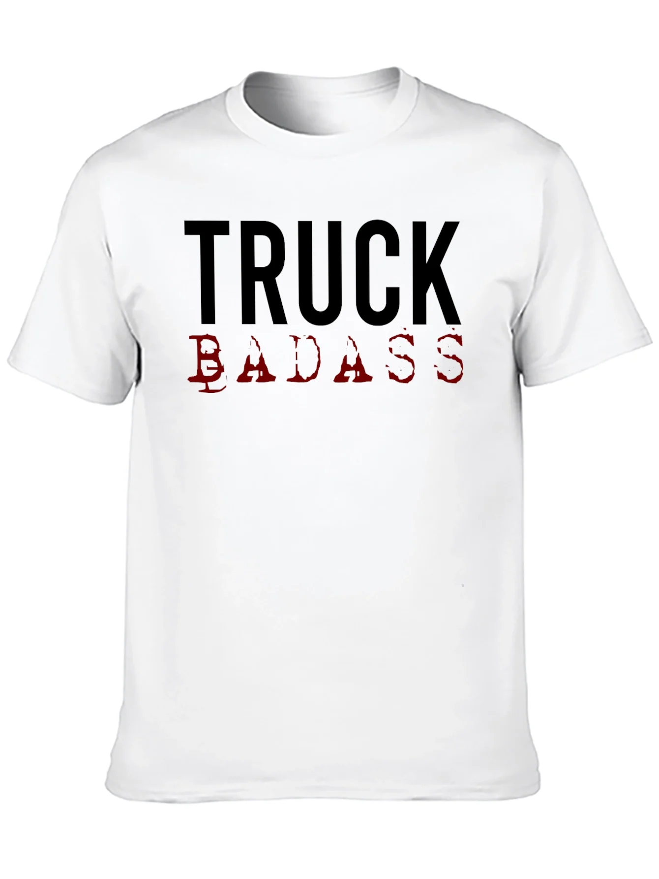 Truck Badass Graphic Tee - Black