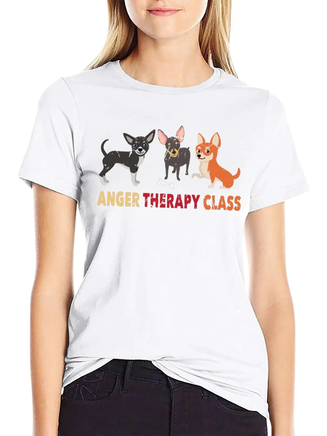 Anger Therapy Class Graphic T-Shirt