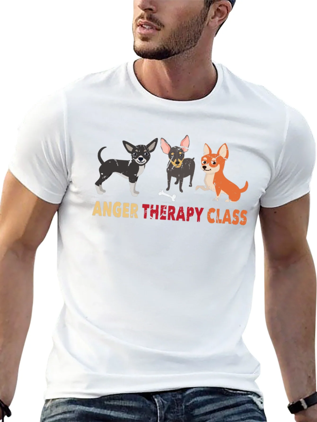 Anger Therapy Class Graphic T-Shirt