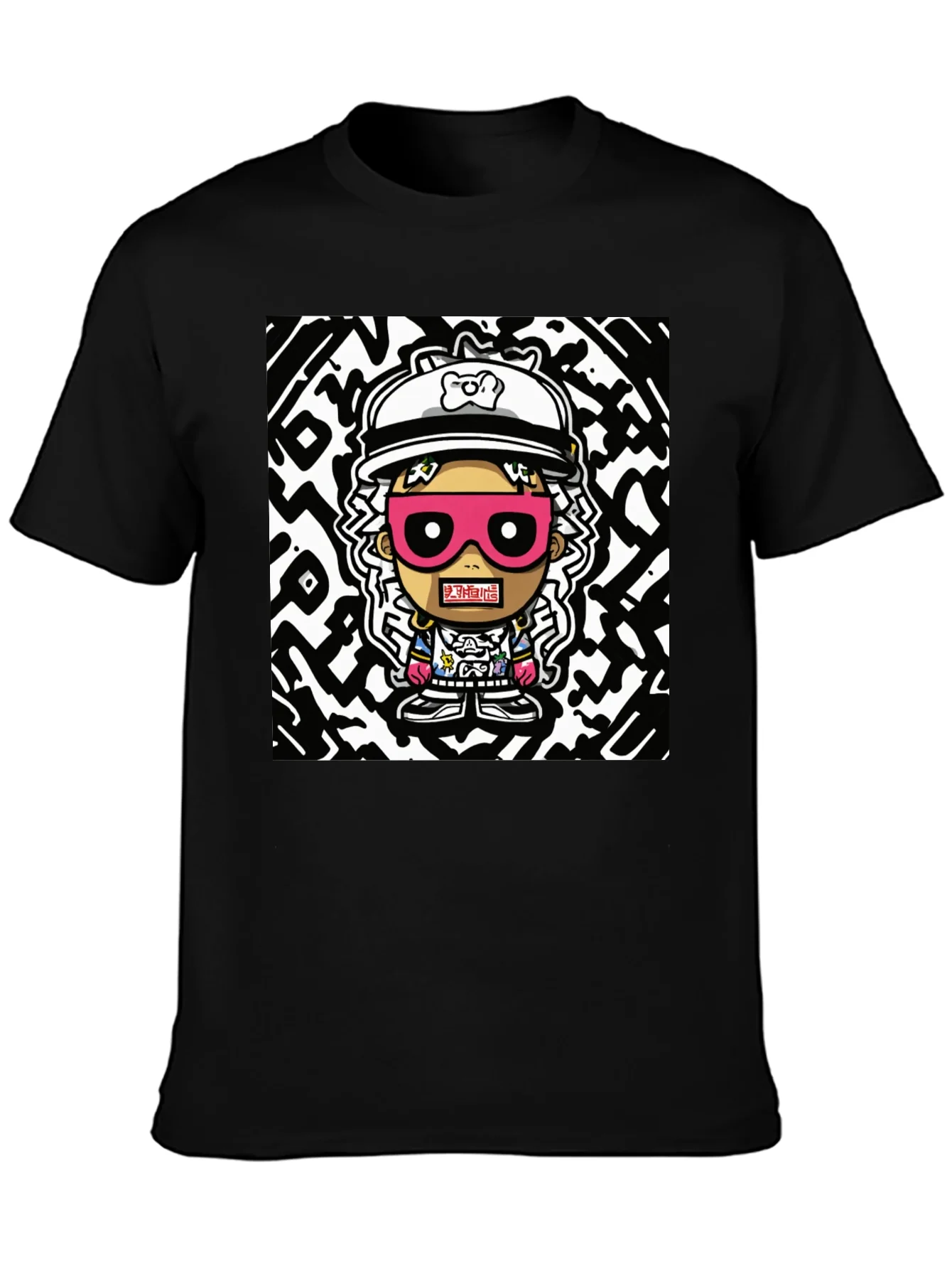 Cartoon Graphic Print T-Shirt