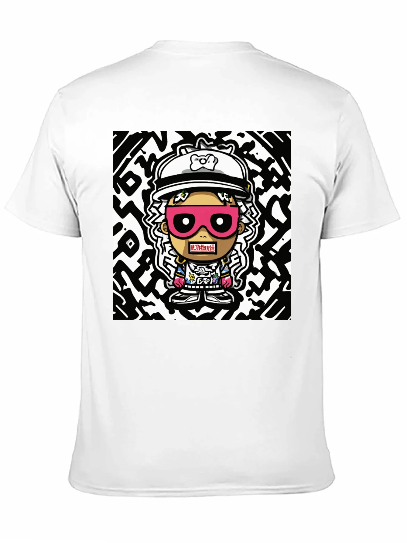 Cartoon Graphic Print T-Shirt