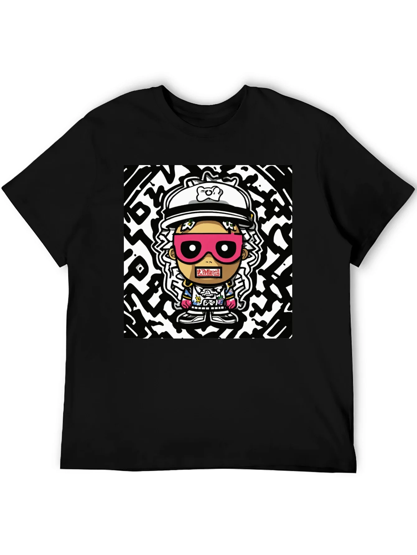 Cartoon Graphic Print T-Shirt