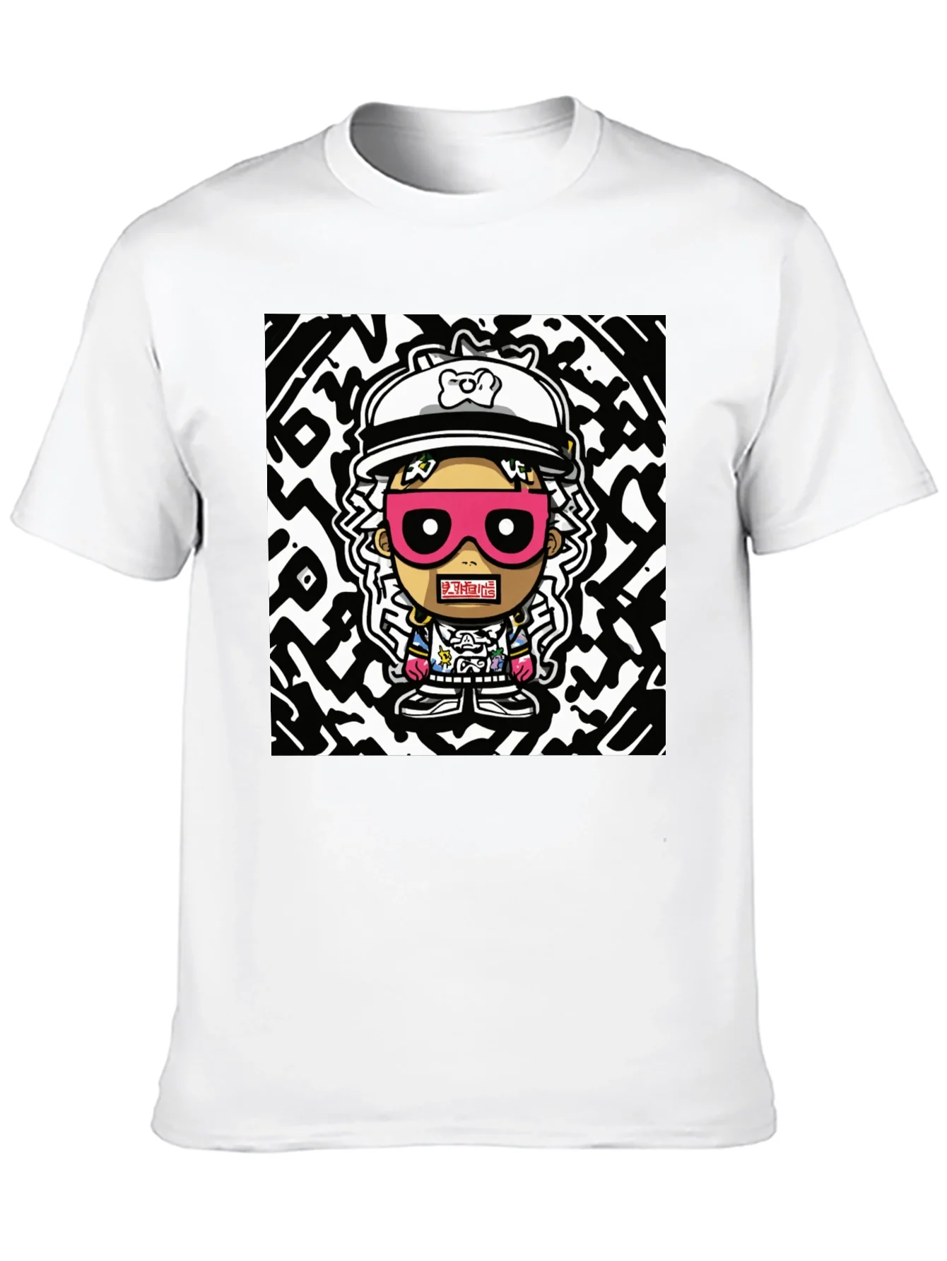 Cartoon Graphic Print T-Shirt
