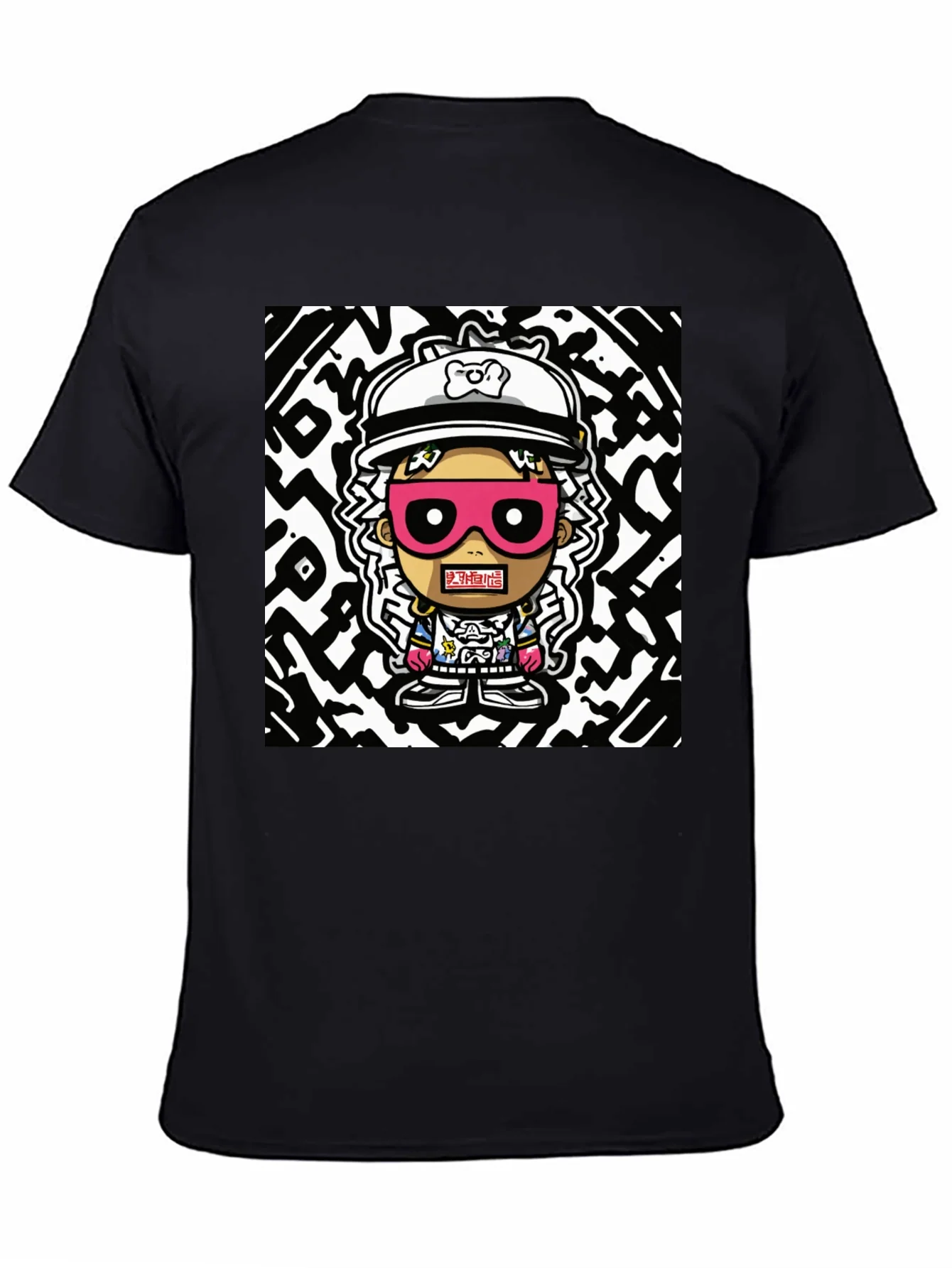 Cartoon Graphic Print T-Shirt