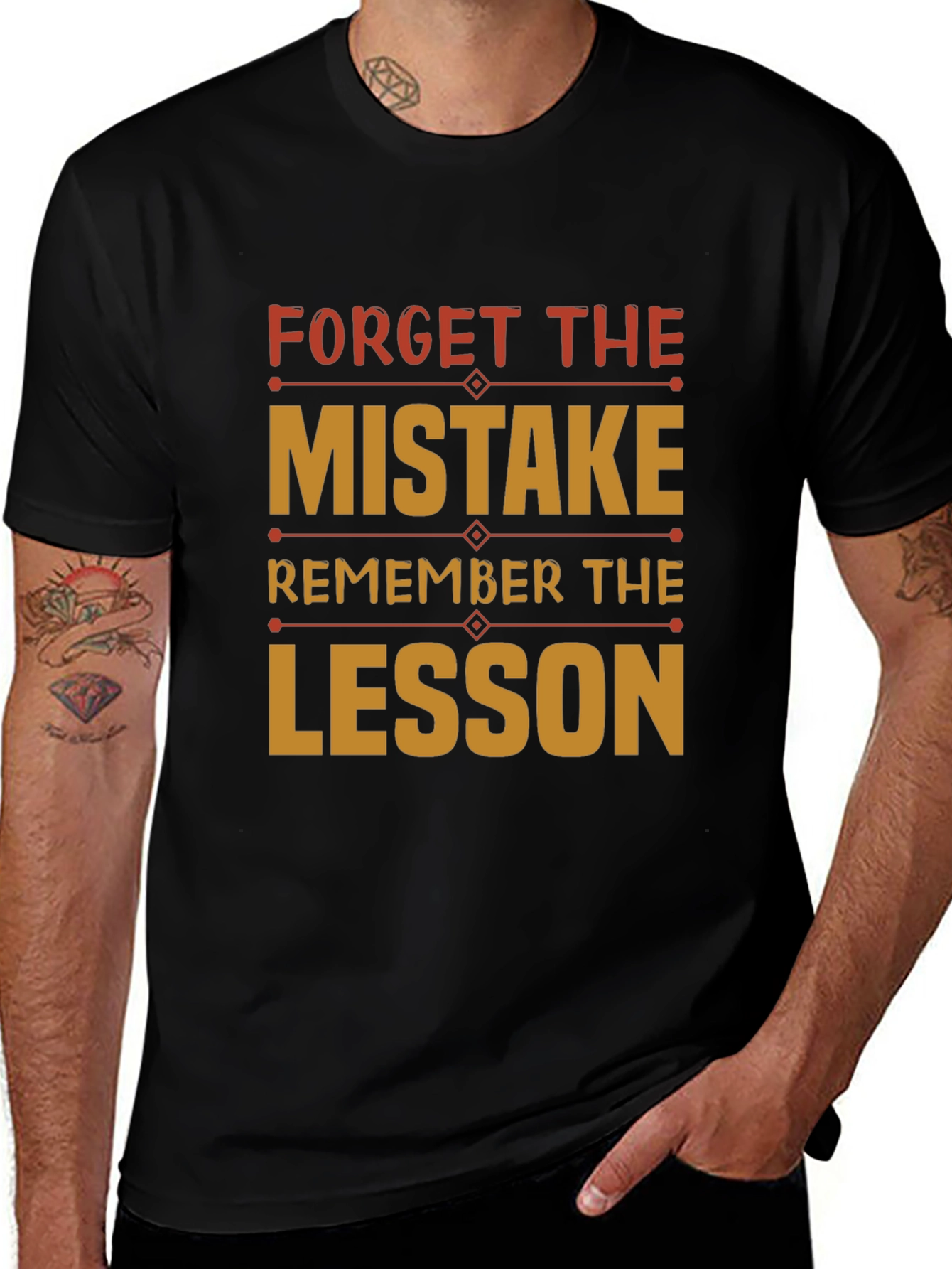 Mistake Lesson Graphic Tee - Motivation T-Shirt