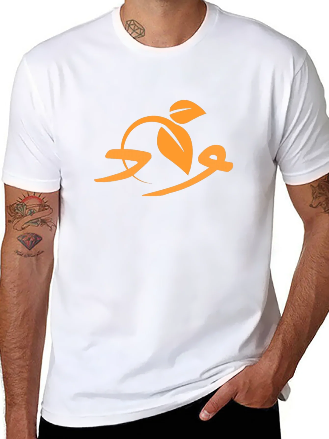 Stylish Black T-Shirt with Arabic Calligraphy Design