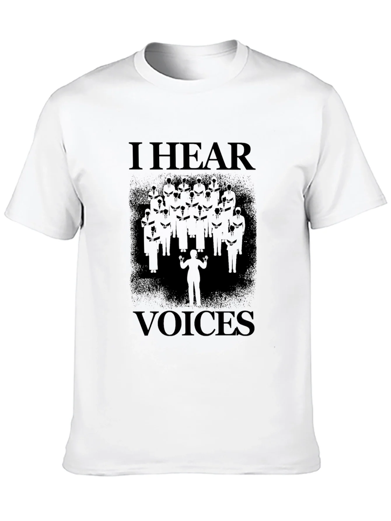 I Hear Voices Graphic Print T-Shirt
